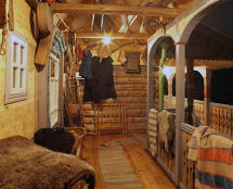 Владимир Чёрный художник. <br/>Галерея ведущая к бане.