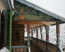 Владимир Чёрный художник. <br/>Фронтон бани.