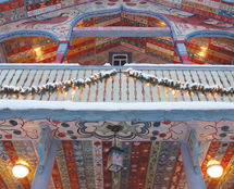 Владимир Чёрный художник. <br/>Фронтон, балкон и терраса дома.