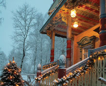 Владимир Чёрный художник. <br/>Крыльцо дома.