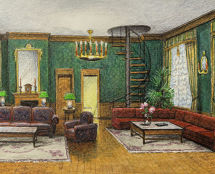 Владимир Чёрный художник. Гостиная. Вариант. Юго-Восток. 