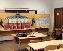 Владимир Чёрный художник. <br/>Отрисовка картонов к Евхаристии.