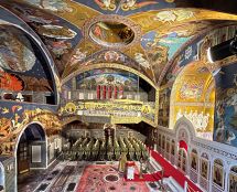 Владимир Чёрный художник. <br/>Эскизы живописного убранства в храме.<br/>Картон, темпера, золочение.