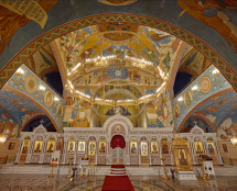 Владимир Чёрный художник. <br/>Общий вид Князь-Владимирского храма.