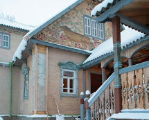 Владимир Чёрный художник. <br/>Южный фасад дома.