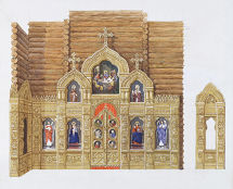 Владимир Чёрный художник. <br/>Эскиз иконостаса. <br/>2002 г.  