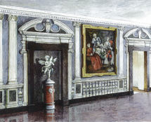 Владимир Чёрный художник. <br/>Эскиз росписи западной стены гостиной. <br/>2011 г.