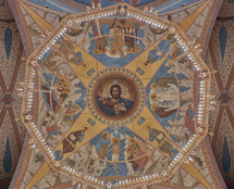 Владимир Чёрный художник. <br/>Вид центрального свода.