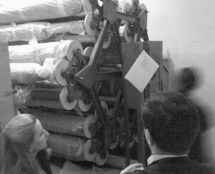 Владимир Чёрный художник. <br/>Конструкция для хранения исторических знамен и стягов.