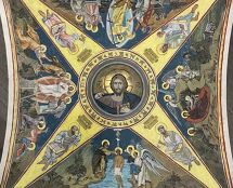 Владимир Чёрный художник. <br/>Цветовой эскиз купола в макете Князь-Владимирского собора Росгвардии<br/>