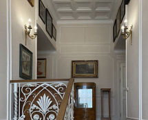 Владимир Чёрный художник. </br>Лестница на второй этаж.