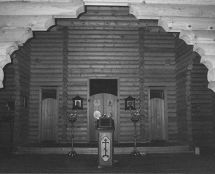 Владимир Чёрный художник. <br/>Восточная стена церкви Введение во храм Пресвятой Богородицы.