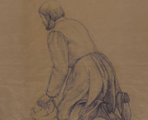 Владимир Чёрный художник. <br/>Подготовительный рисунок. Художник В. Чёрный. 2008 г.