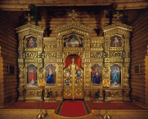 Владимир Чёрный художник. <br/>Иконостас церкви. Современный вид.