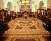 Владимир Чёрный художник. <br/>Общий вид центрального нефа.