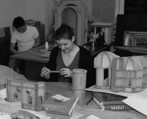 Владимир Чёрный художник. <br/>Изготовление макета собора.