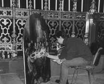 Владимир Чёрный художник. <br/>Завершение работы.