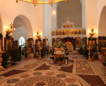 Владимир Чёрный художник. <br/>Центральный придел, освященный во имя Святого Великомученика Димитрия Солунского.