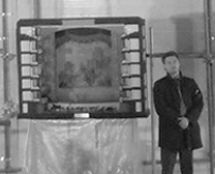 Владимир Чёрный художник. <br/>Макет театра и сотканный раппорт, перед показом специальной комиссии, во главе с супругой президента РФ Медведевой С.В. 11.04.2011 г.