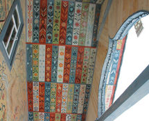 Владимир Чёрный художник. <br/>Роспись балкона-­террасы.