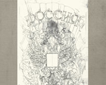 Владимир Чёрный художник. <br/>Предварительный эскиз занавеса «РОССИЯ». Художник В. Чёрный. 2010 г.