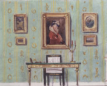 Владимир Чёрный художник. <br/>Эскиз кабинета. <br/>2002 г.  