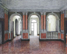 Владимир Чёрный художник. <br/>Эскиз росписи южной стены гостиной. <br/>2011 г.