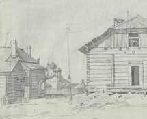 Владимир Чёрный художник. <br/>«Соловецкие бараки»<br/>