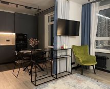 Владимир Чёрный художник. </br> Гостиная с видом на кухню.