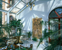 Владимир Чёрный художник. <br/>Утро в зимнем саду.