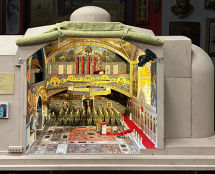 Владимир Чёрный художник. <br/>Макет главного храма Россгвардии.<br/>Размер: 181x107x115 см., 2021-2022 г.. Масштаб 1:15