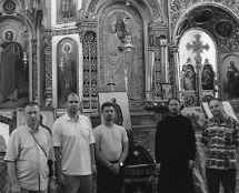 Владимир Чёрный художник. <br/>В соборном храме обители.