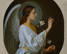 Владимир Чёрный художник. <br/>«Благовещение. Архангел Гавриил». <br/>2003 г.,