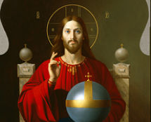 Владимир Чёрный художник. <br/>«Спаситель на престоле».<br/> 2003 г.,