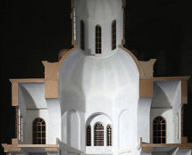 Владимир Чёрный художник. <br/>Макет храма Рождества Христова.  <br/>2003 г. 