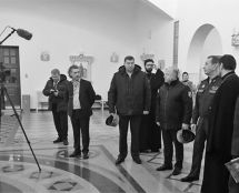 Владимир Чёрный художник. <br/>Посещение Князь-Владимирского собора <br/>главнокомандующим Росгвардии Золотовым В.В.