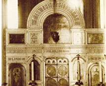 Владимир Чёрный художник. <br/>Архивная фотография XIX в.<br/>Единственный сохранившийся снимок придела. 25 х 18 см. 