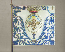 Владимир Чёрный художник. <br/>«Полковое знамя Преображенского полка» 1701г. <br/>1997 г.,