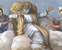 Владимир Чёрный художник. <br/>«Енох, возносимый на облацеях двумя Ангелами».