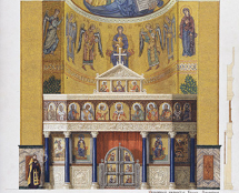 Владимир Чёрный художник. Проект центрального мраморного иконостаса для храма<br/> «Димитрия Солунского на Благуше»<br/>