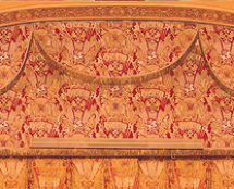 Владимир Чёрный художник. <br/>Арлекин для занавеса «СССР», нарисованный художниками-декораторами Большого театра по эскизам С.Бархина. 1990-е гг.