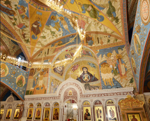 Владимир Чёрный художник. <br/>Интерьер храма.